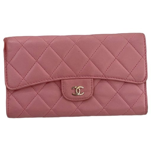 Wallet On Chain leather handbag