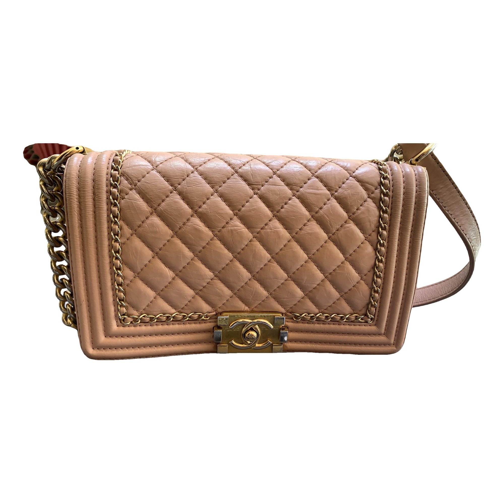 Boy pony-style calfskin handbag