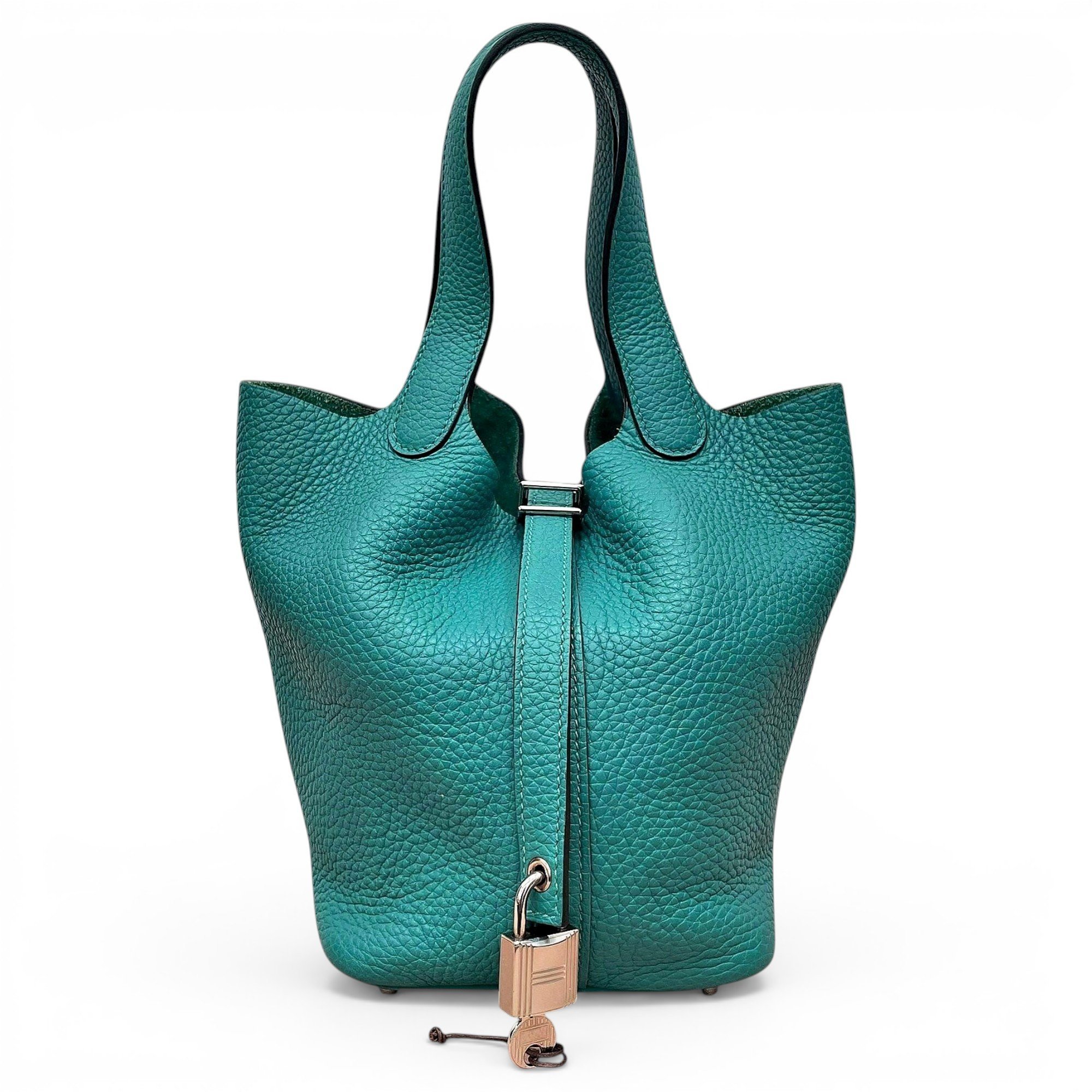 Picotin leather handbag