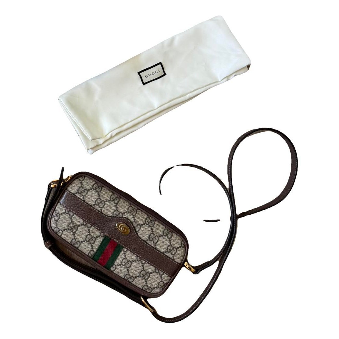 Ophidia GG leather crossbody bag