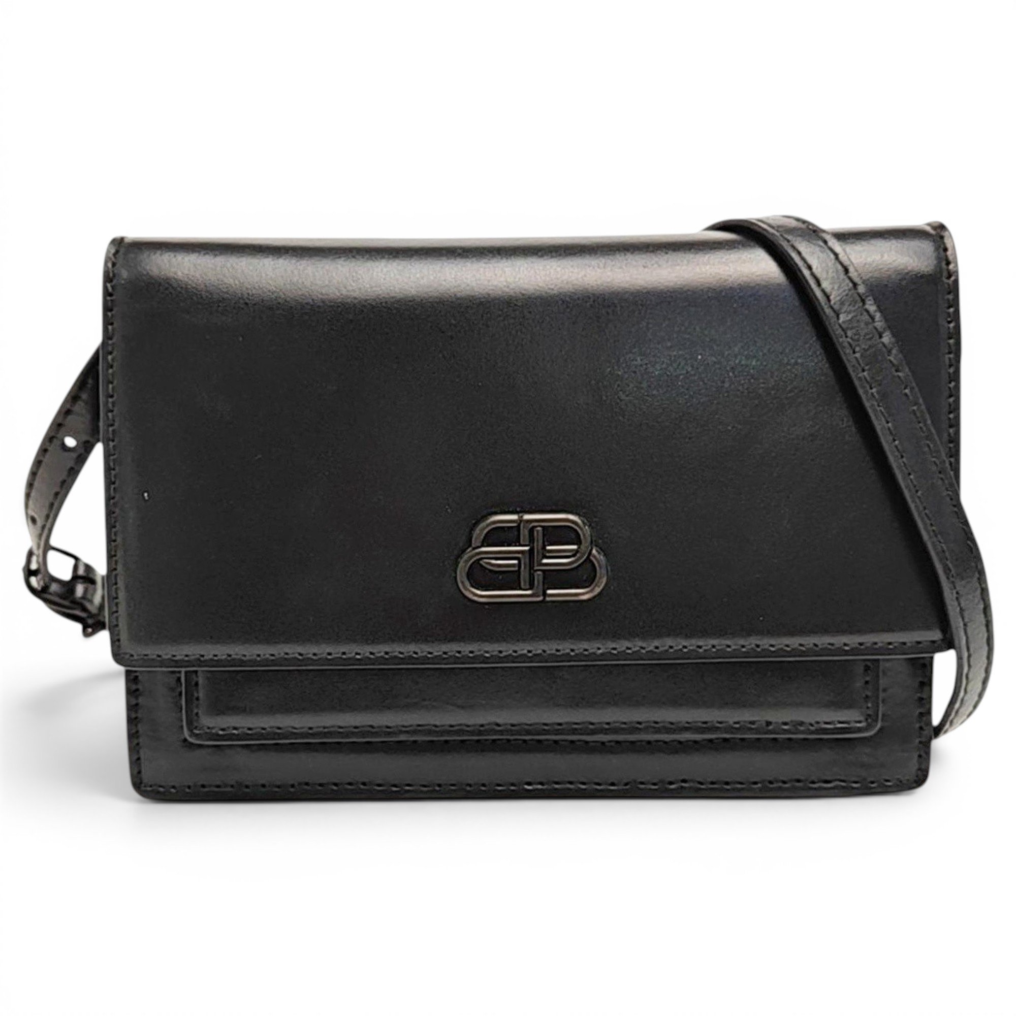 Balenciaga Sharp leather handbag