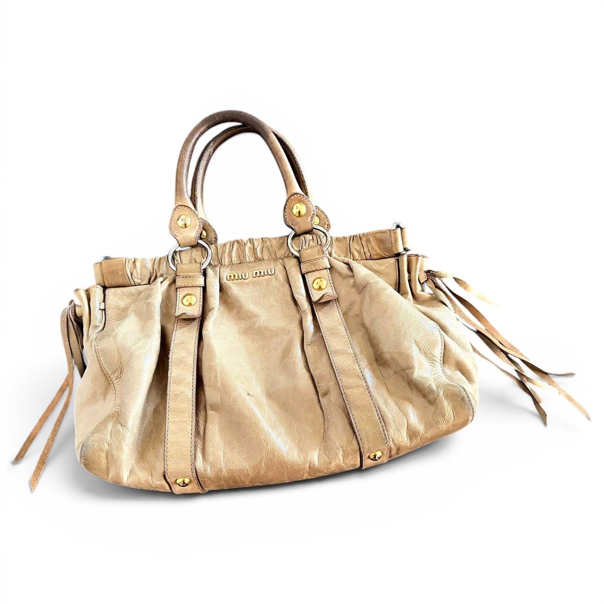 Vitello leather handbag