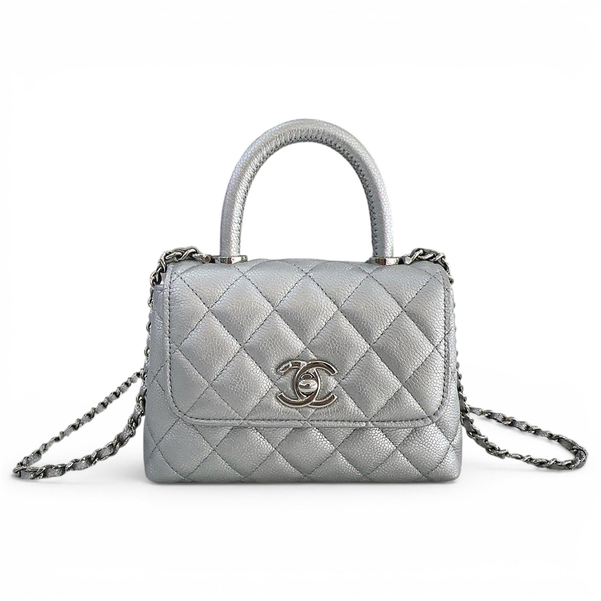 Coco Handle leather handbag