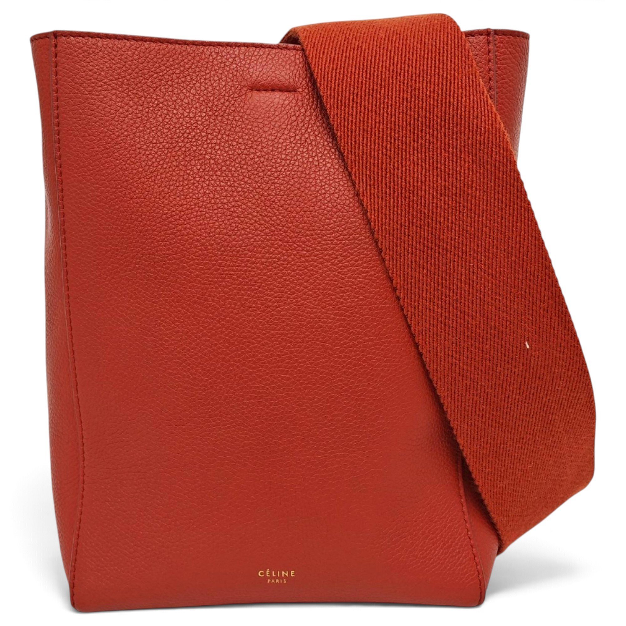 Seau Sangle leather handbag