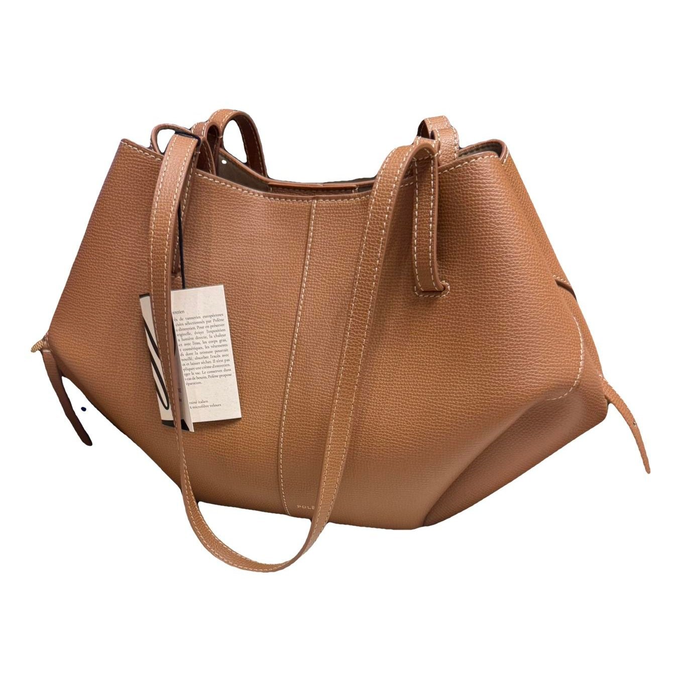 Polene Leather clutch bag