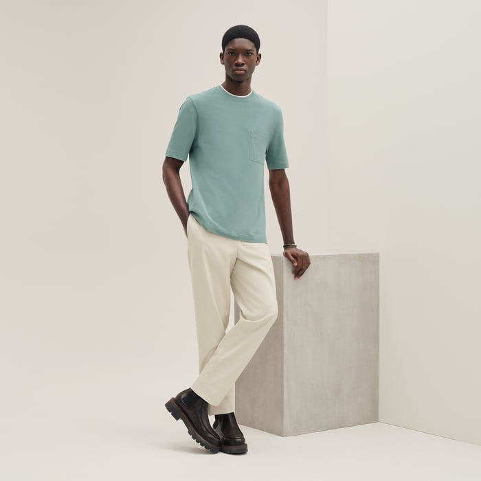 Céladon "Piqures Sellier" T-shirt