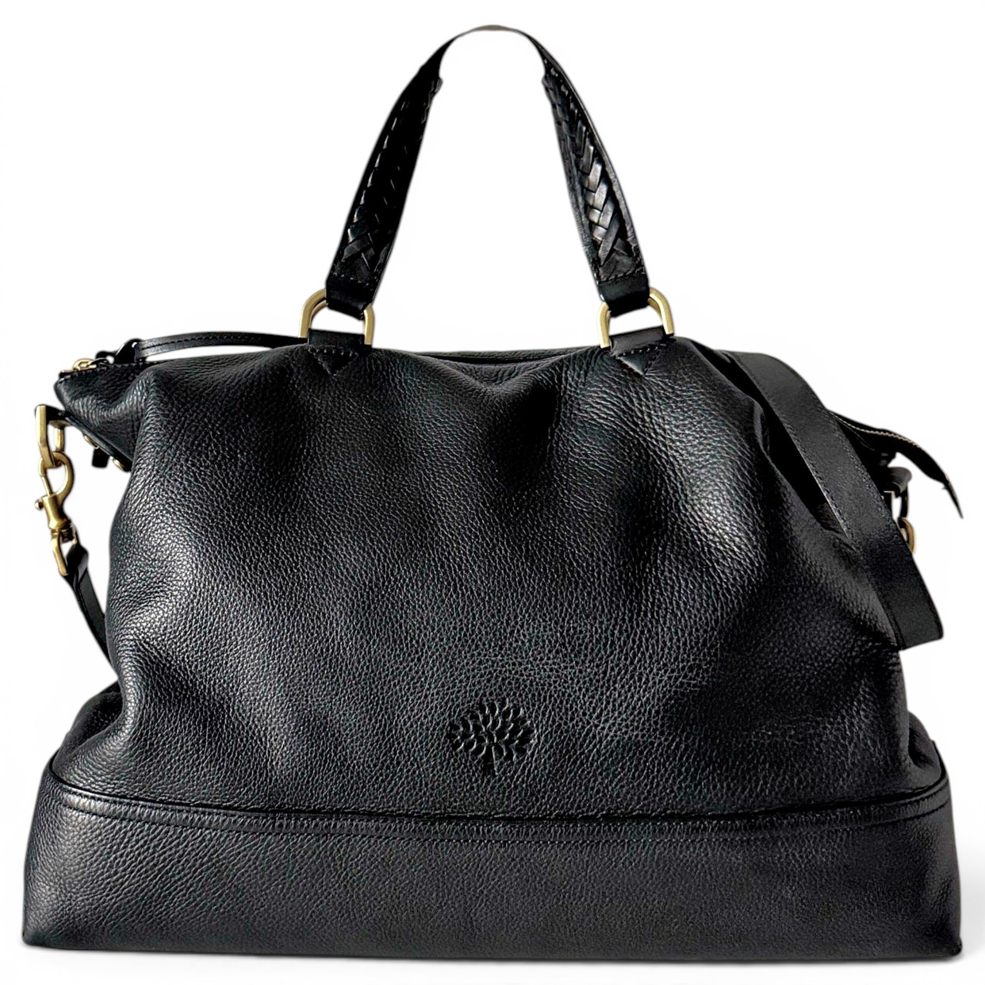 Leather tote