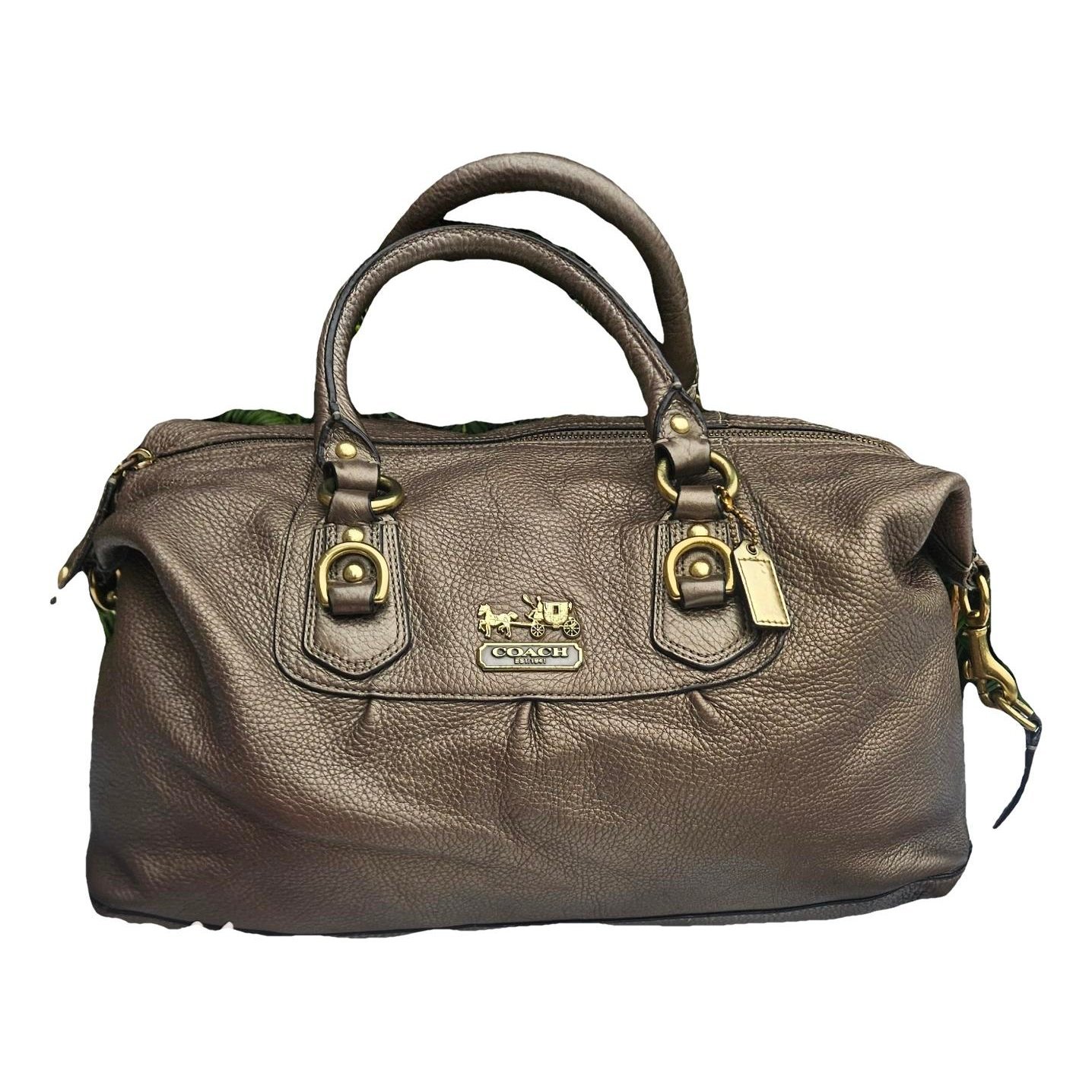 Madison leather satchel