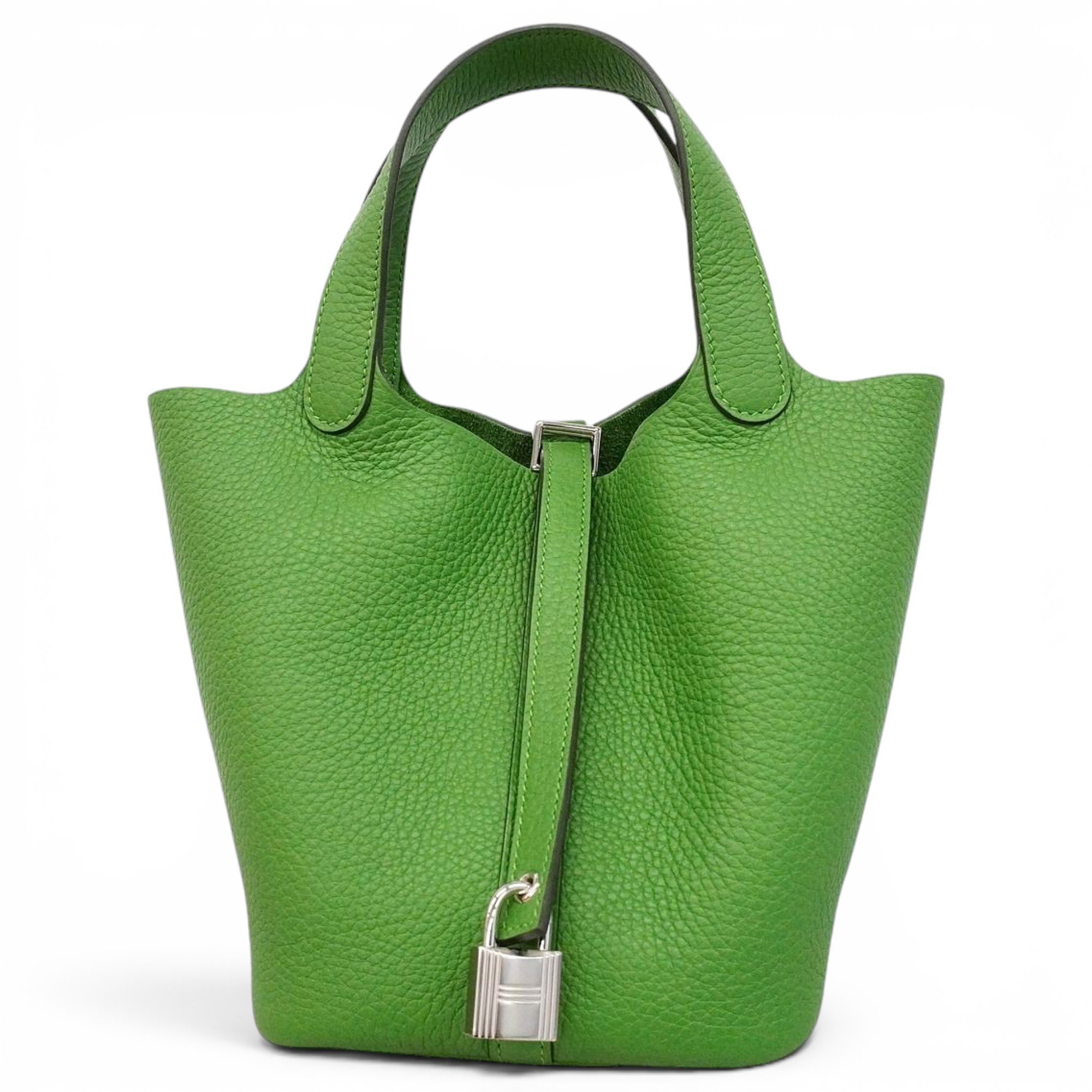Picotin leather handbag