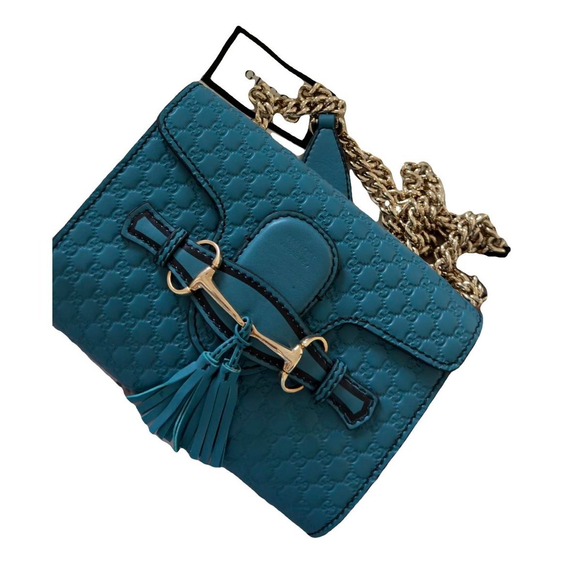 Emily leather clutch bag