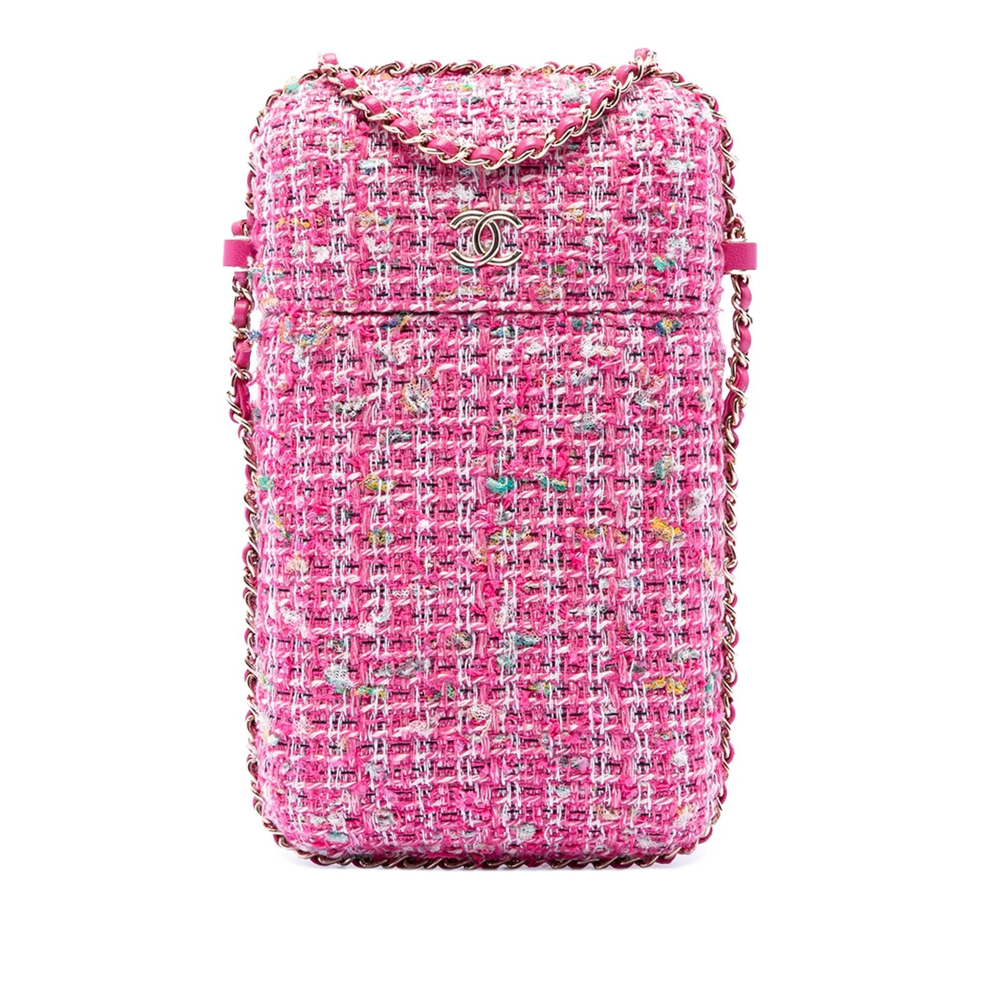 Chain Around tweed handbag