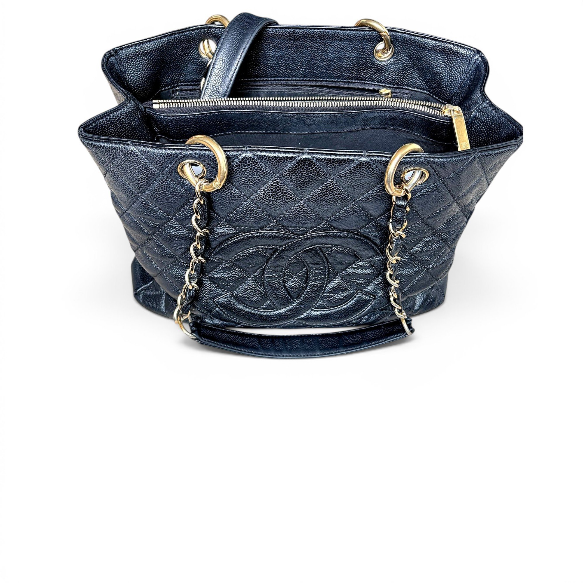 Grand shopping leather tote