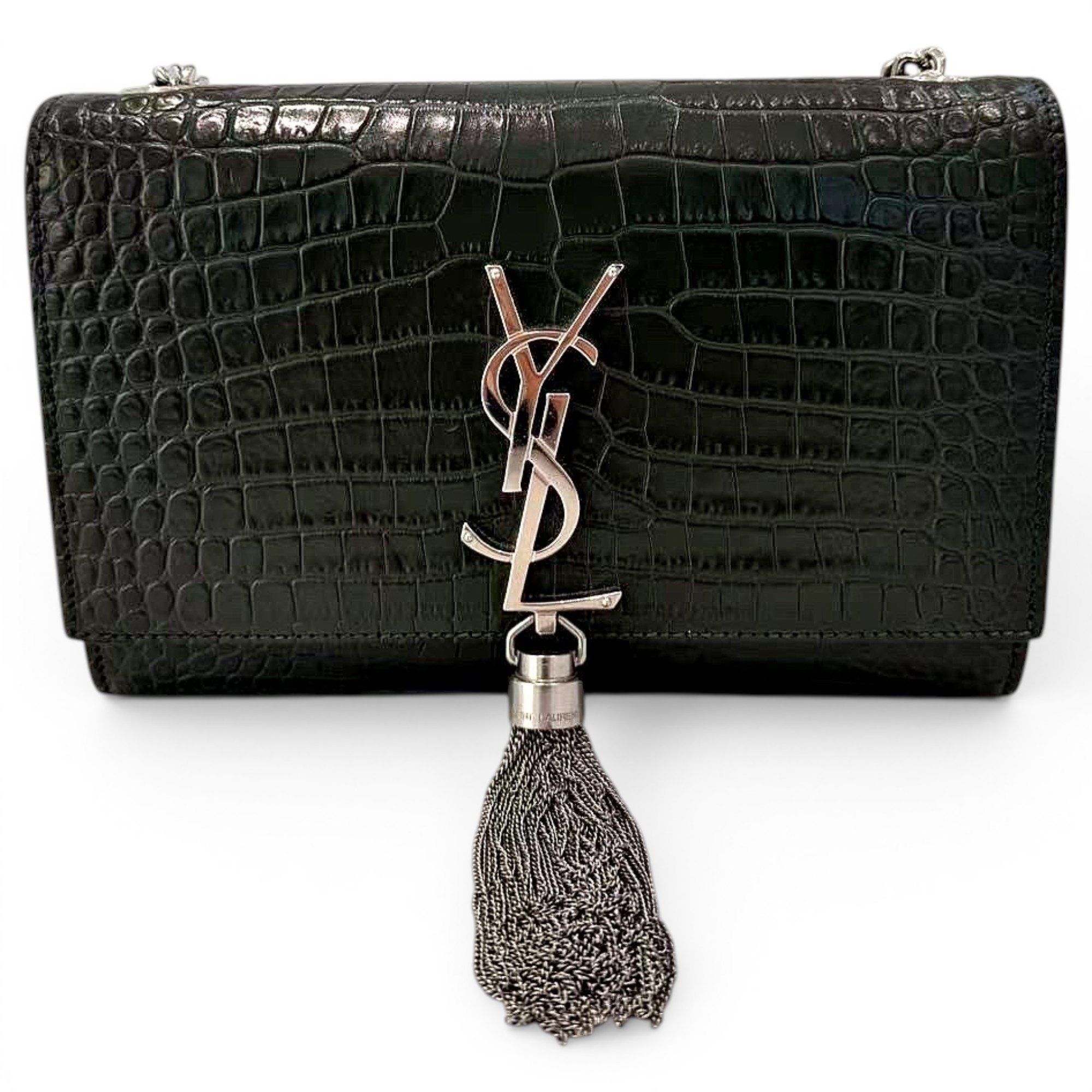 Pompom Kate leather crossbody bag