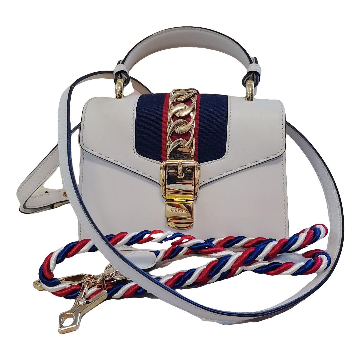 Sylvie Top Handle leather handbag
