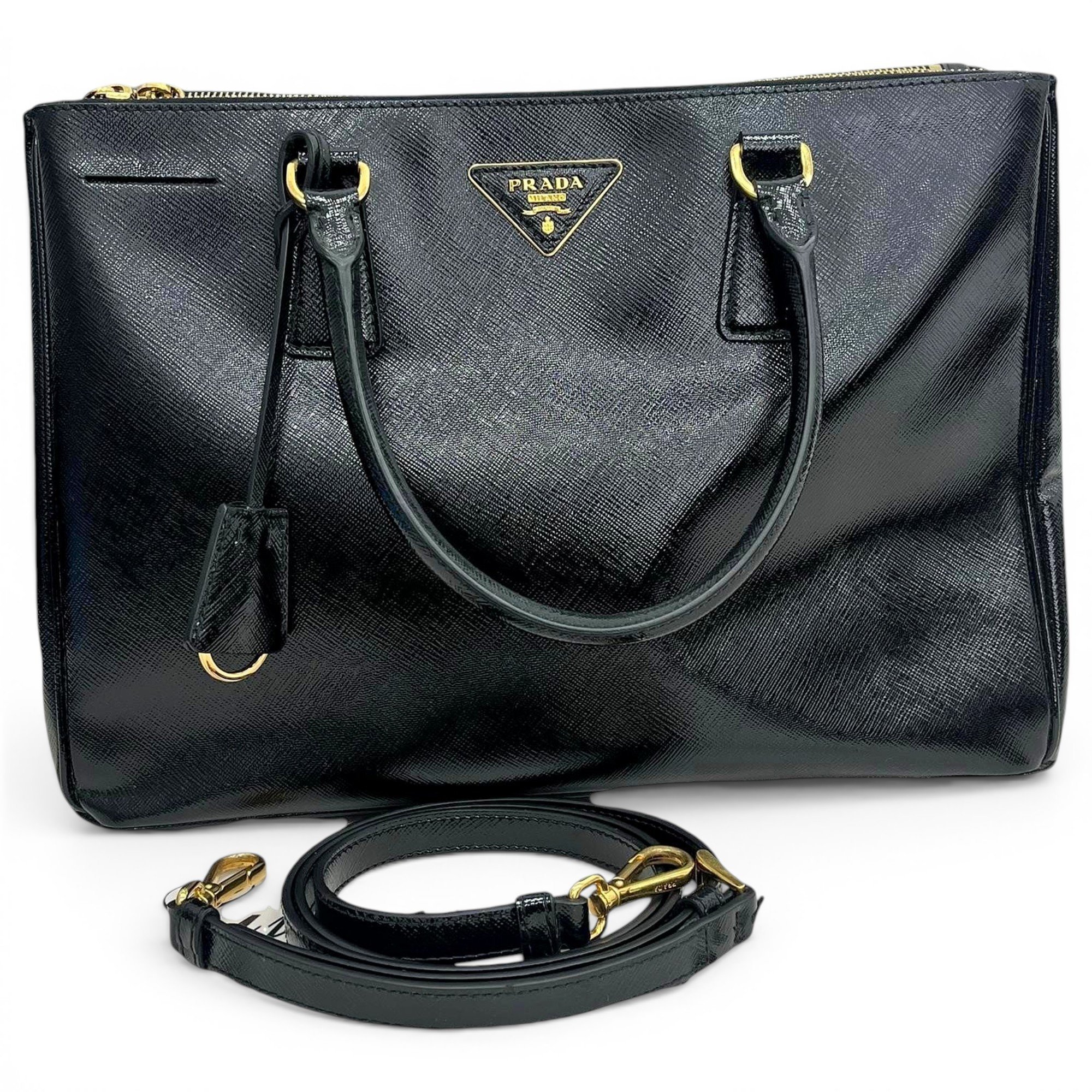 Galleria leather handbag