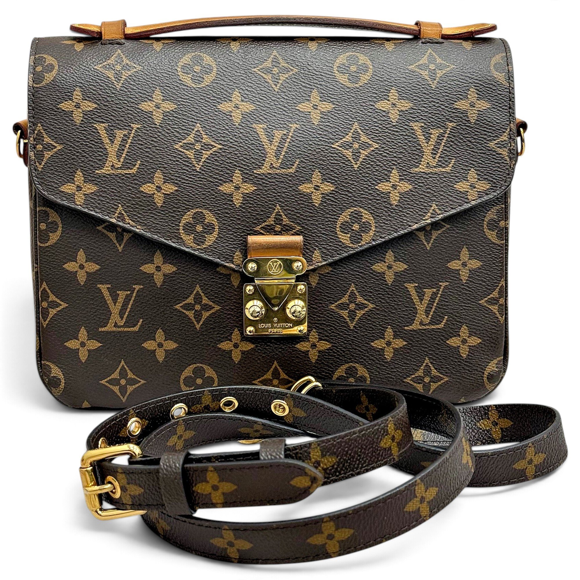 Metis leather handbag