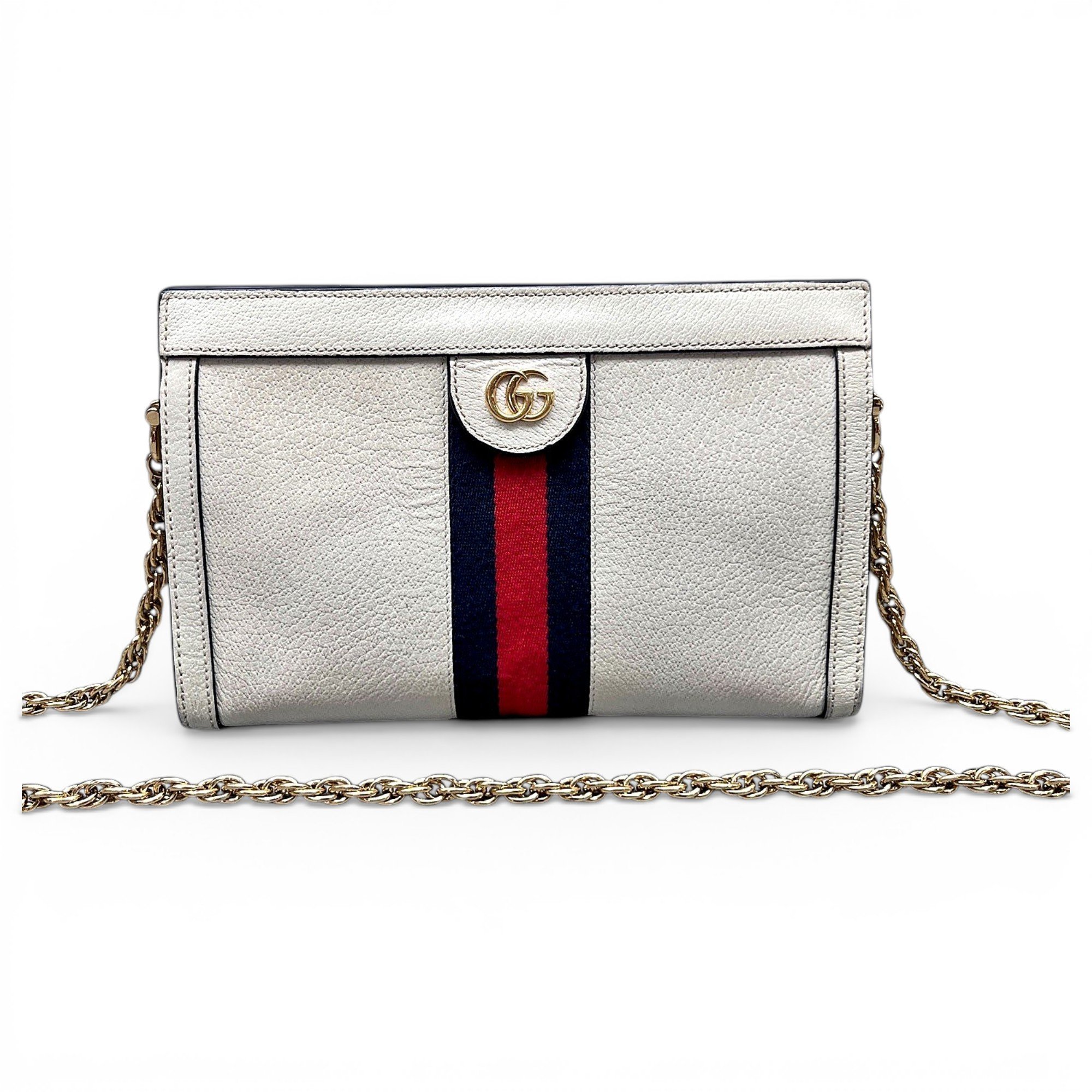 Ophidia Chain leather handbag