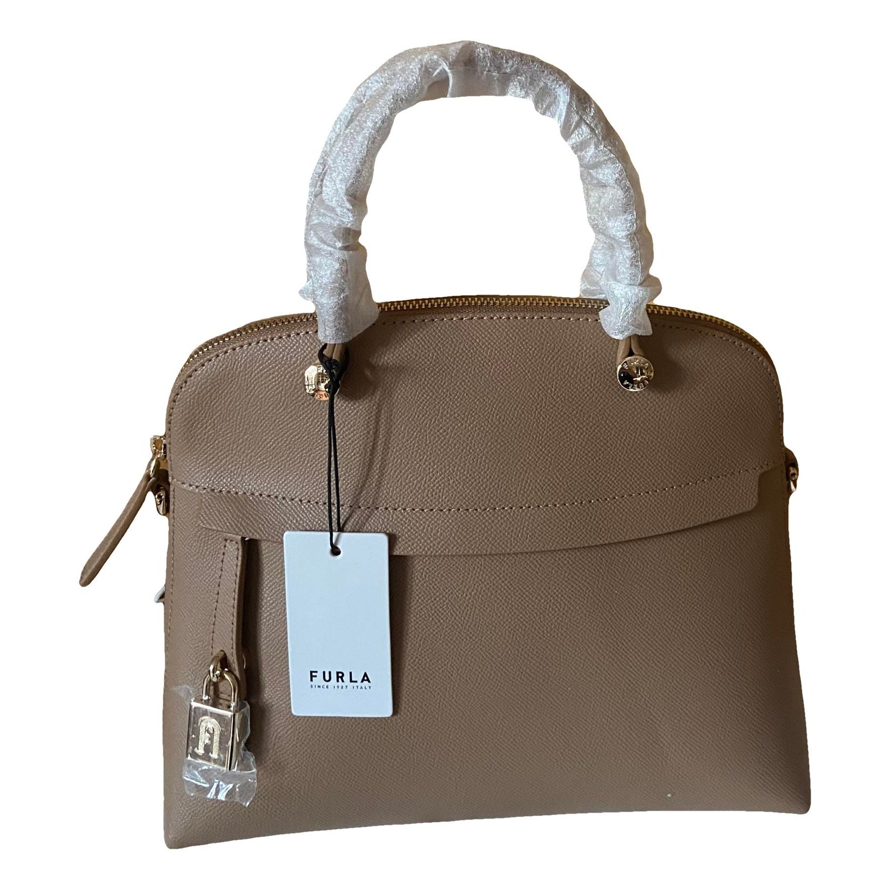 Leather handbag