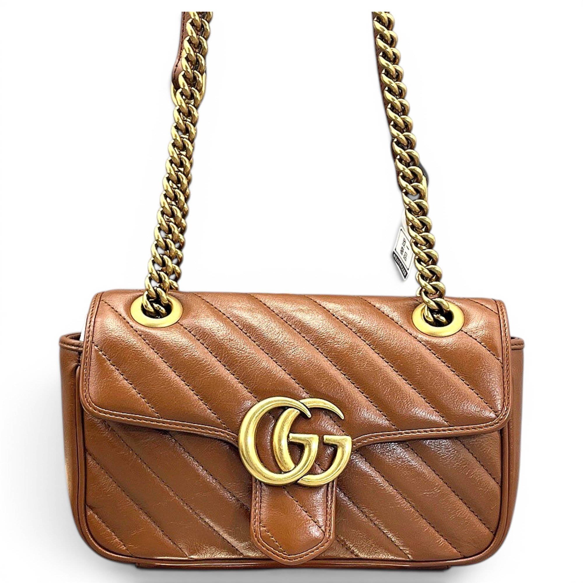 GG Marmont Flap leather crossbody bag