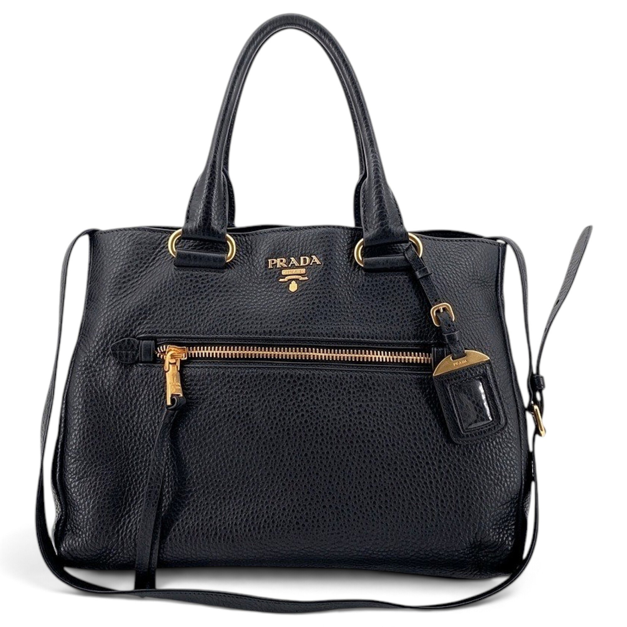 Leather tote
