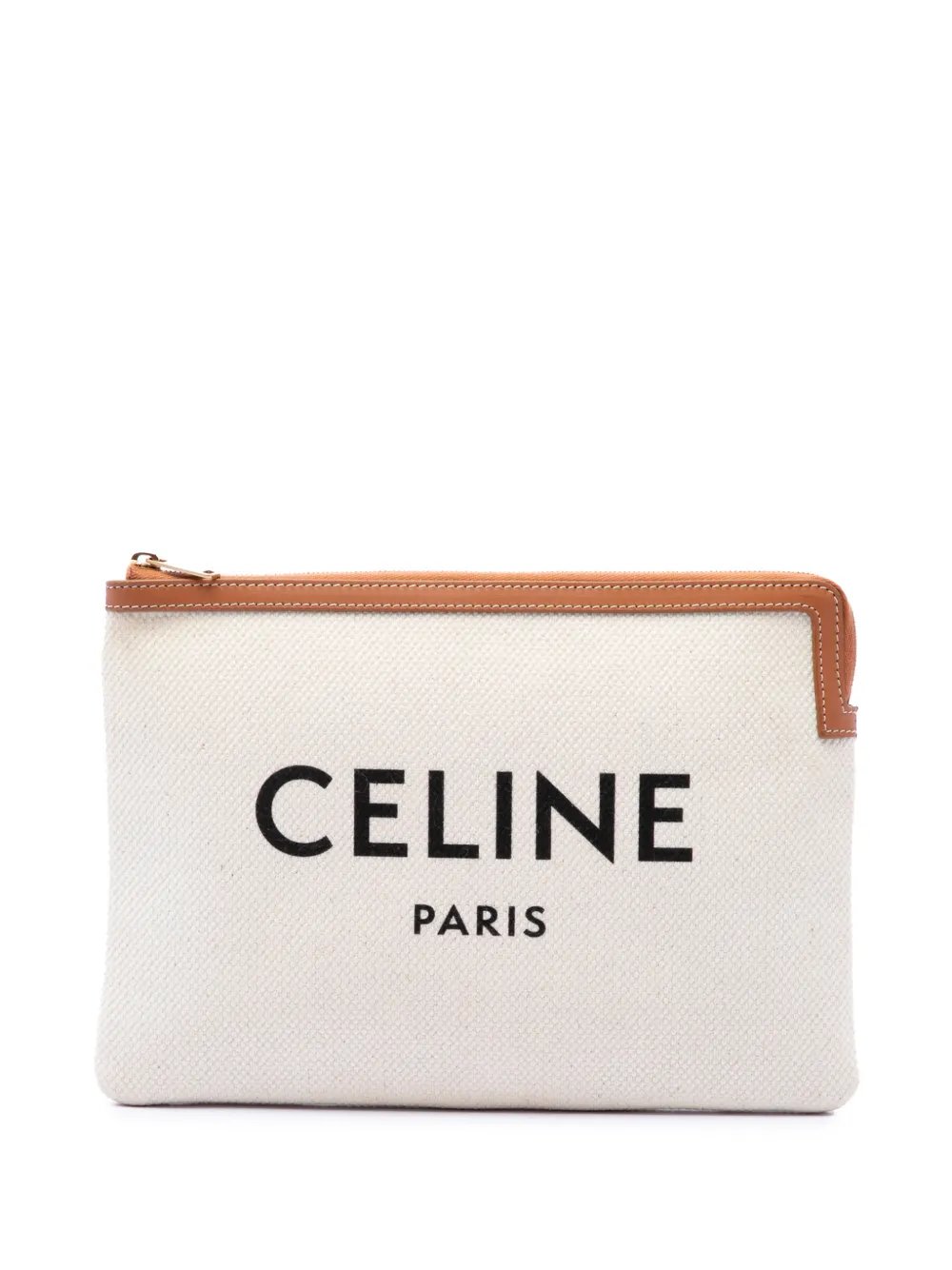 2019 Large Canvas Logo Pouch clutch bag