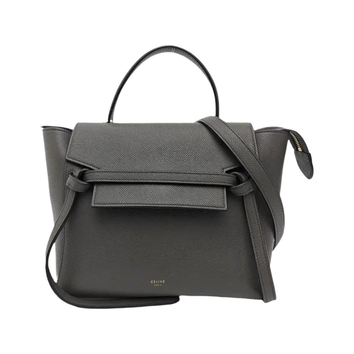 Belt leather handbag