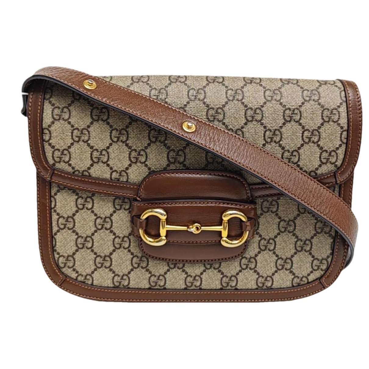 Handle Horsebit 1955 leather crossbody bag