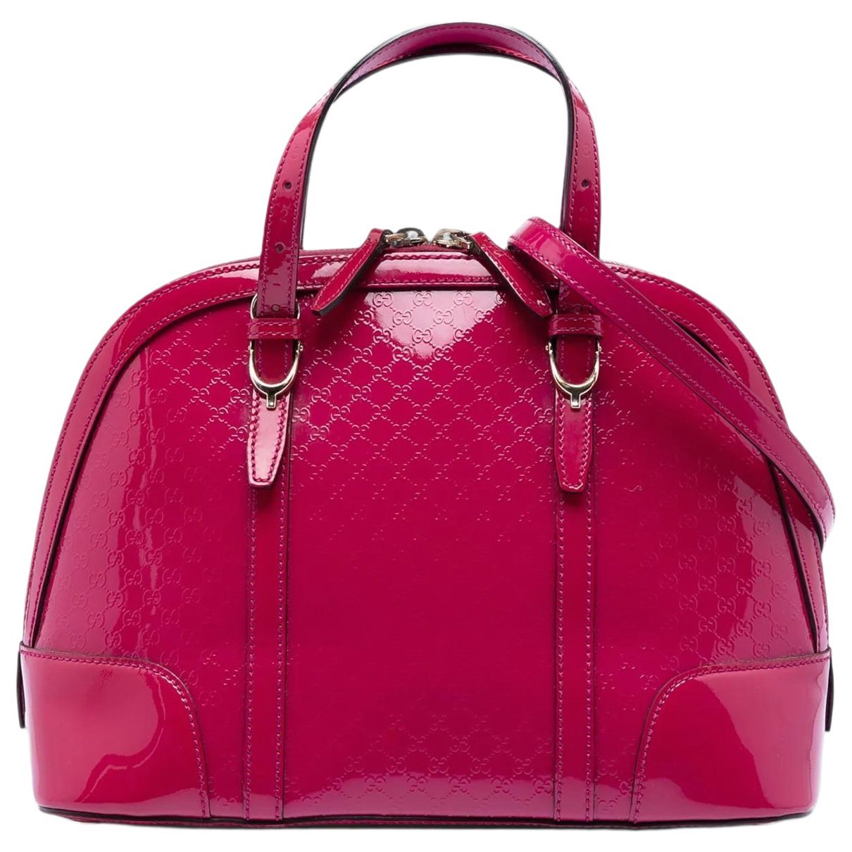 Dôme leather satchel
