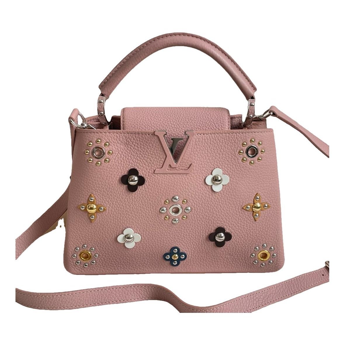 Capucines leather handbag