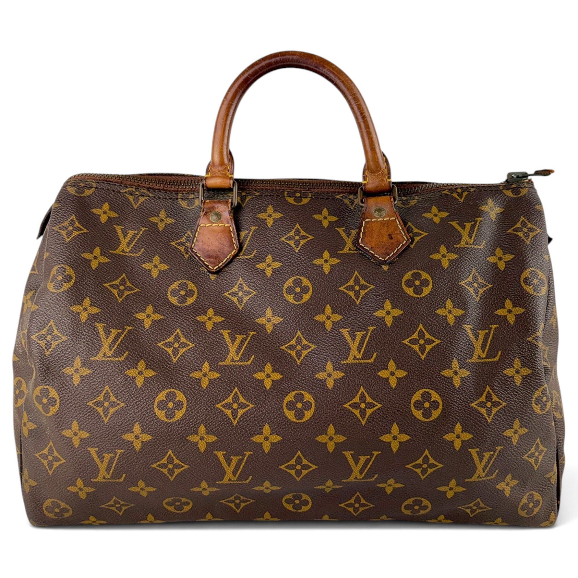 Speedy leather handbag
