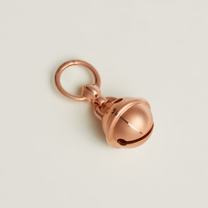 Plaqué or Rose Charms Grelot Twilly Ring
