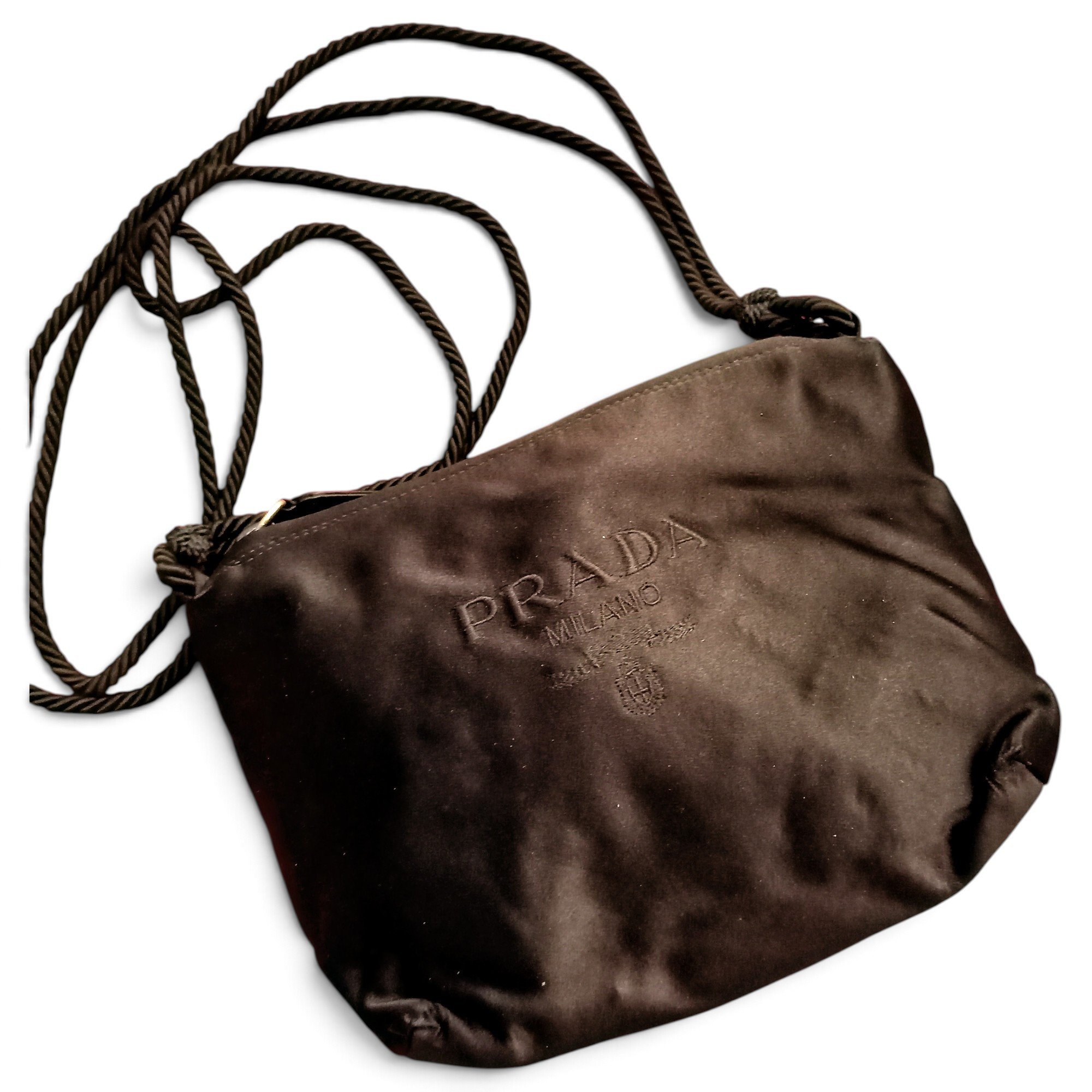 Silk crossbody bag