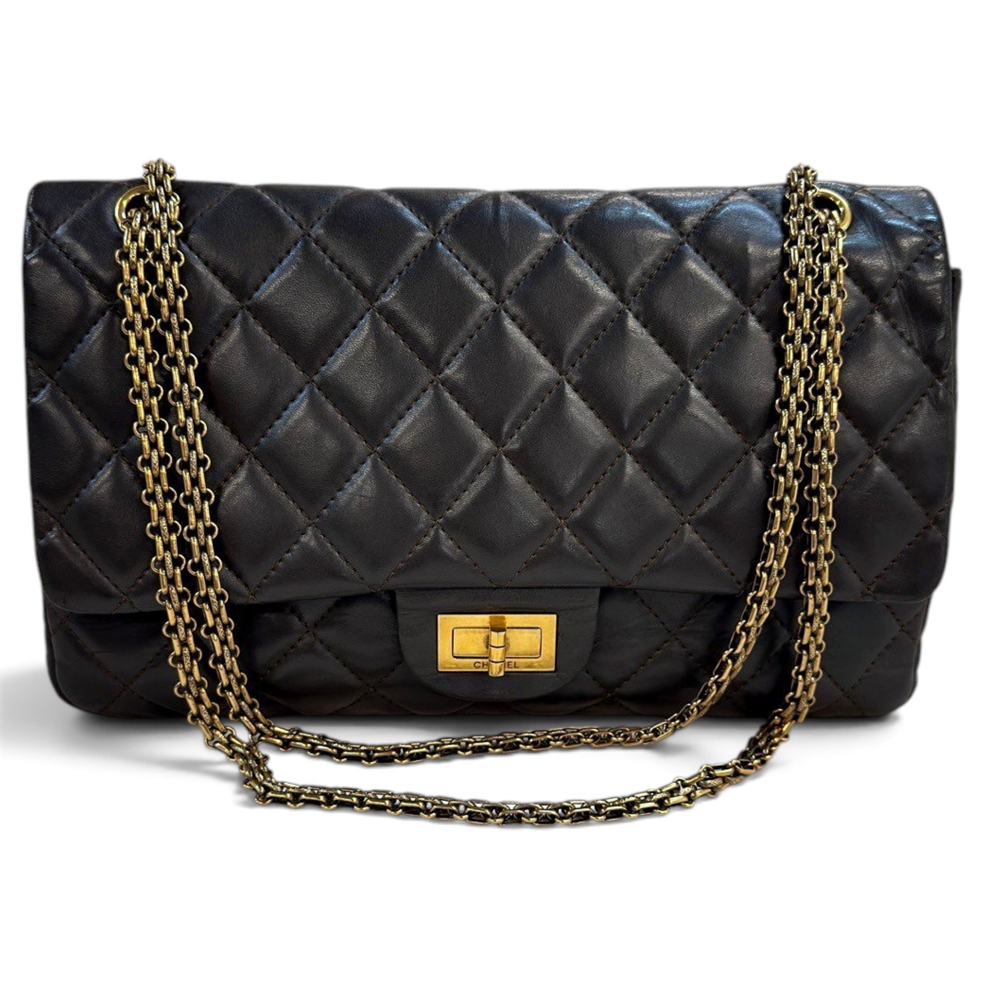 2.55 leather handbag