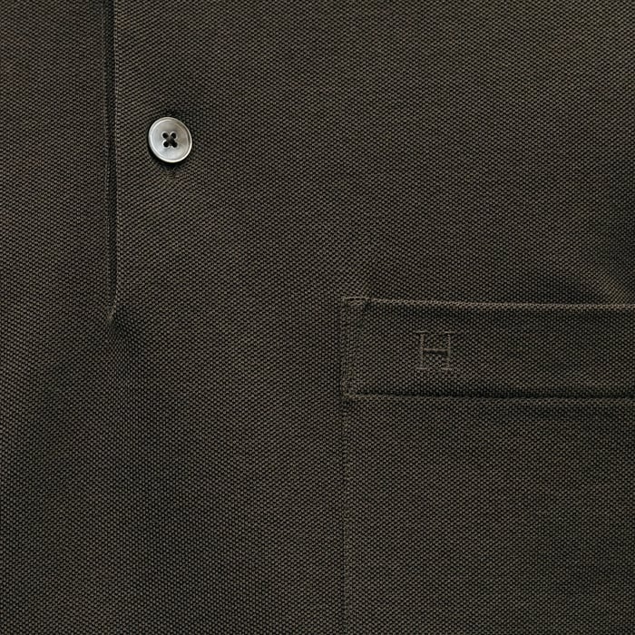 Kaki "Piqures Sellier" Polo Shirt