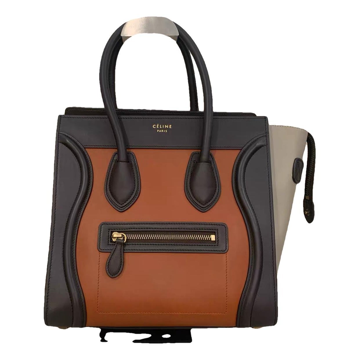 Luggage leather handbag