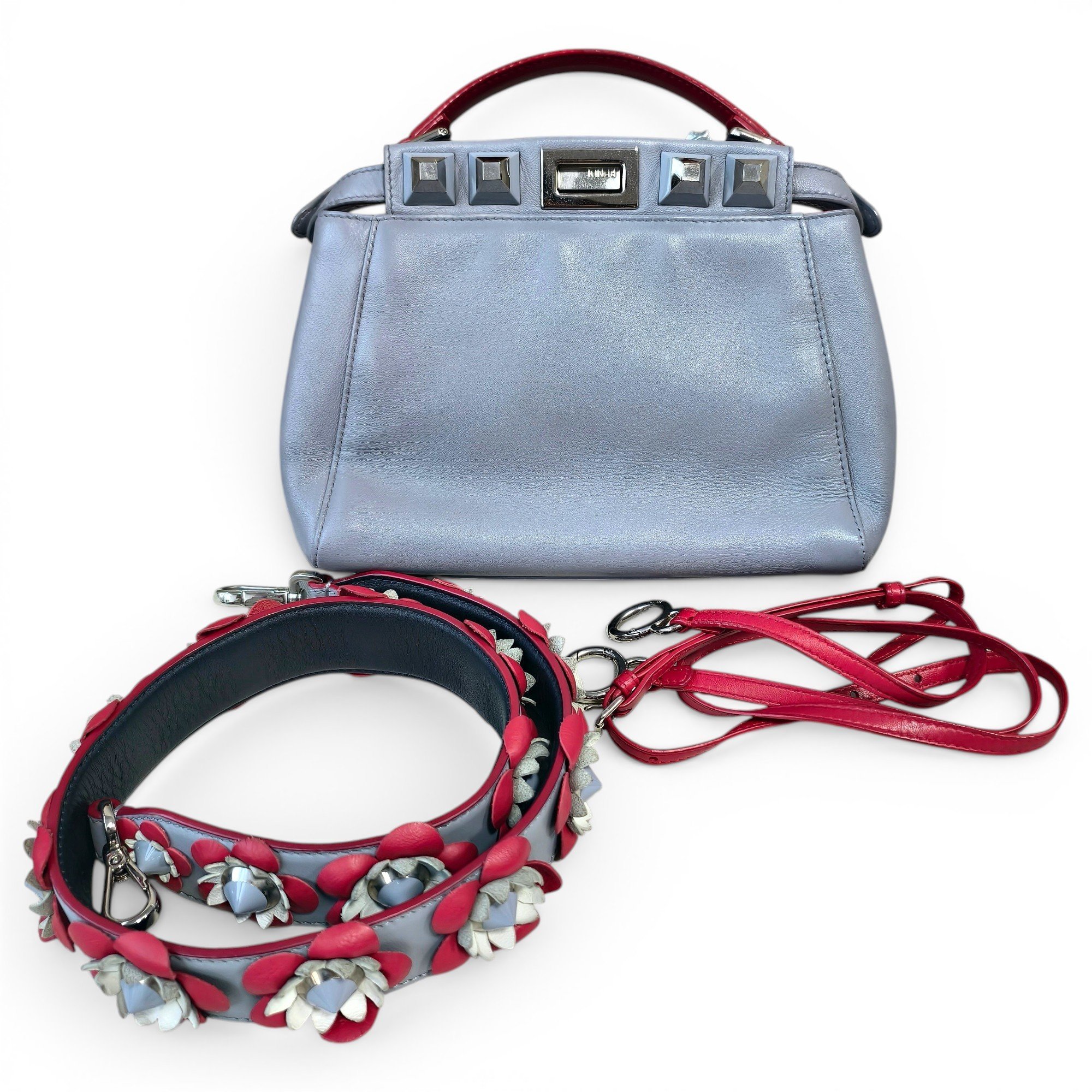 Peekaboo leather handbag