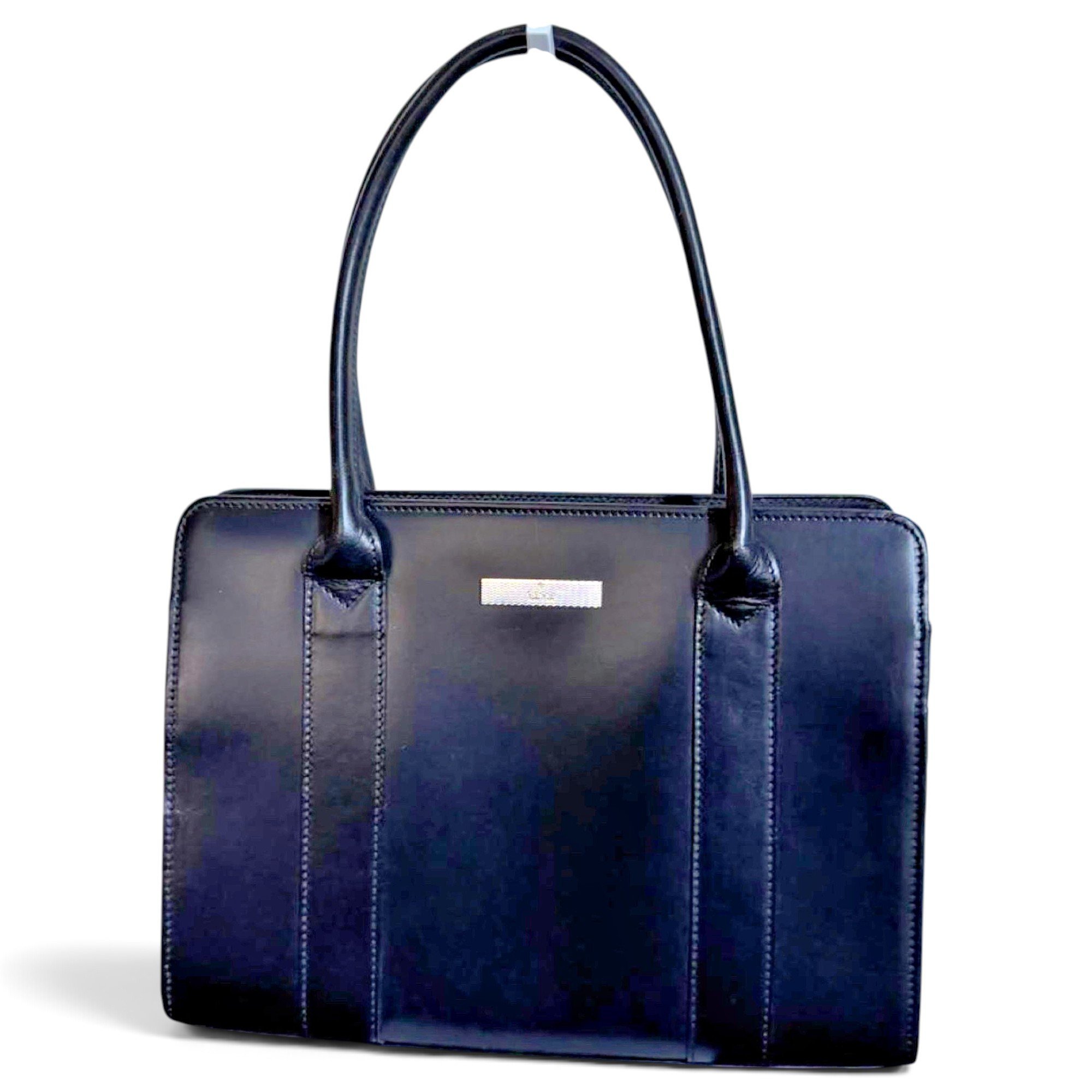 Leather tote