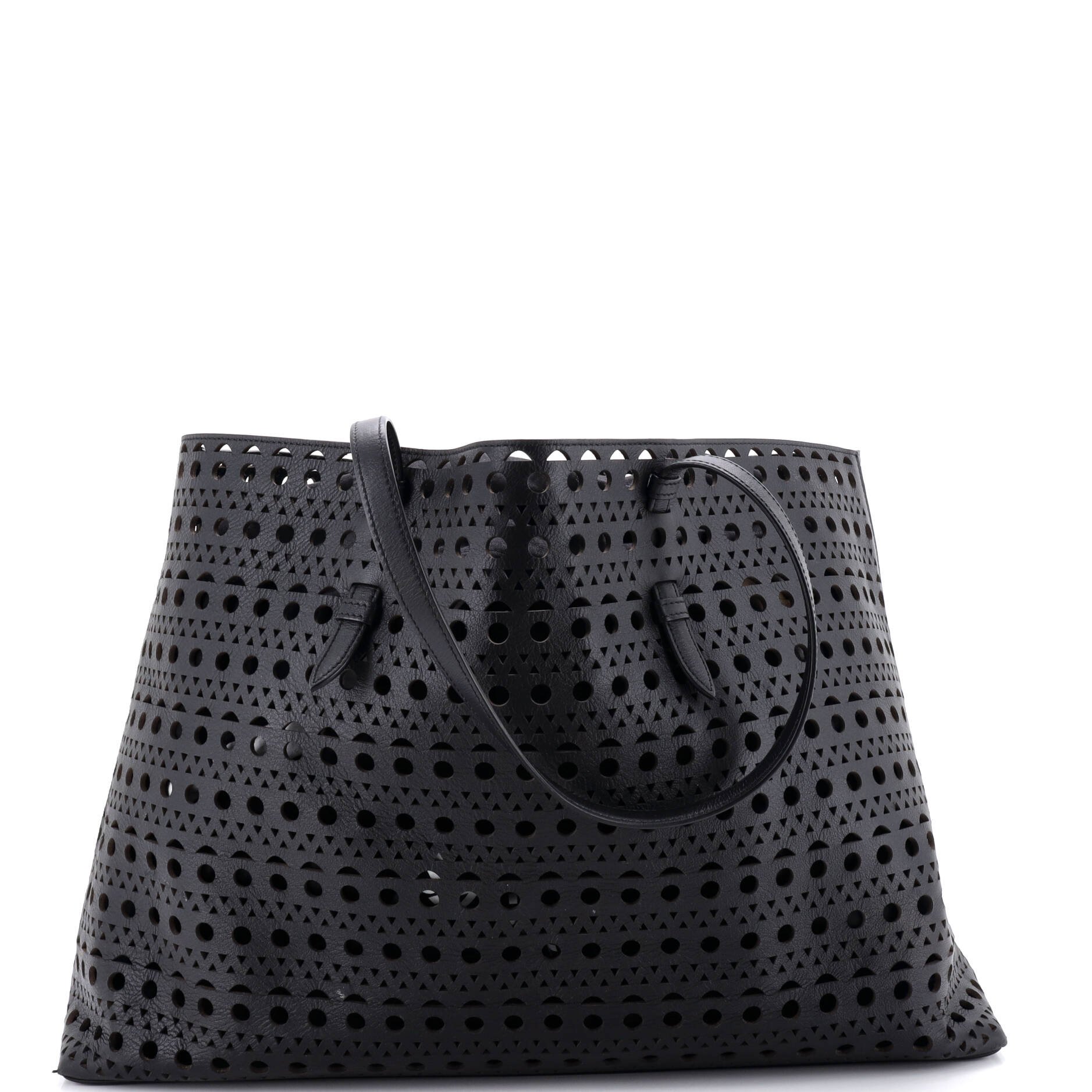 Alaia Mina Tote Laser Cut Leather 44