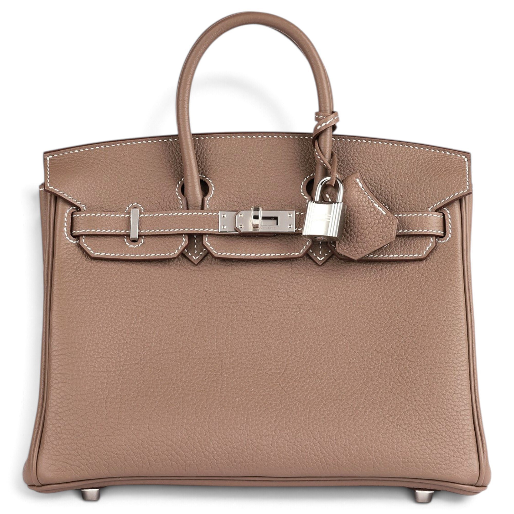 Birkin 25 leather handbag