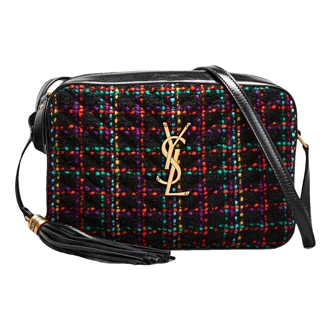 Camera Lou tweed crossbody bag
