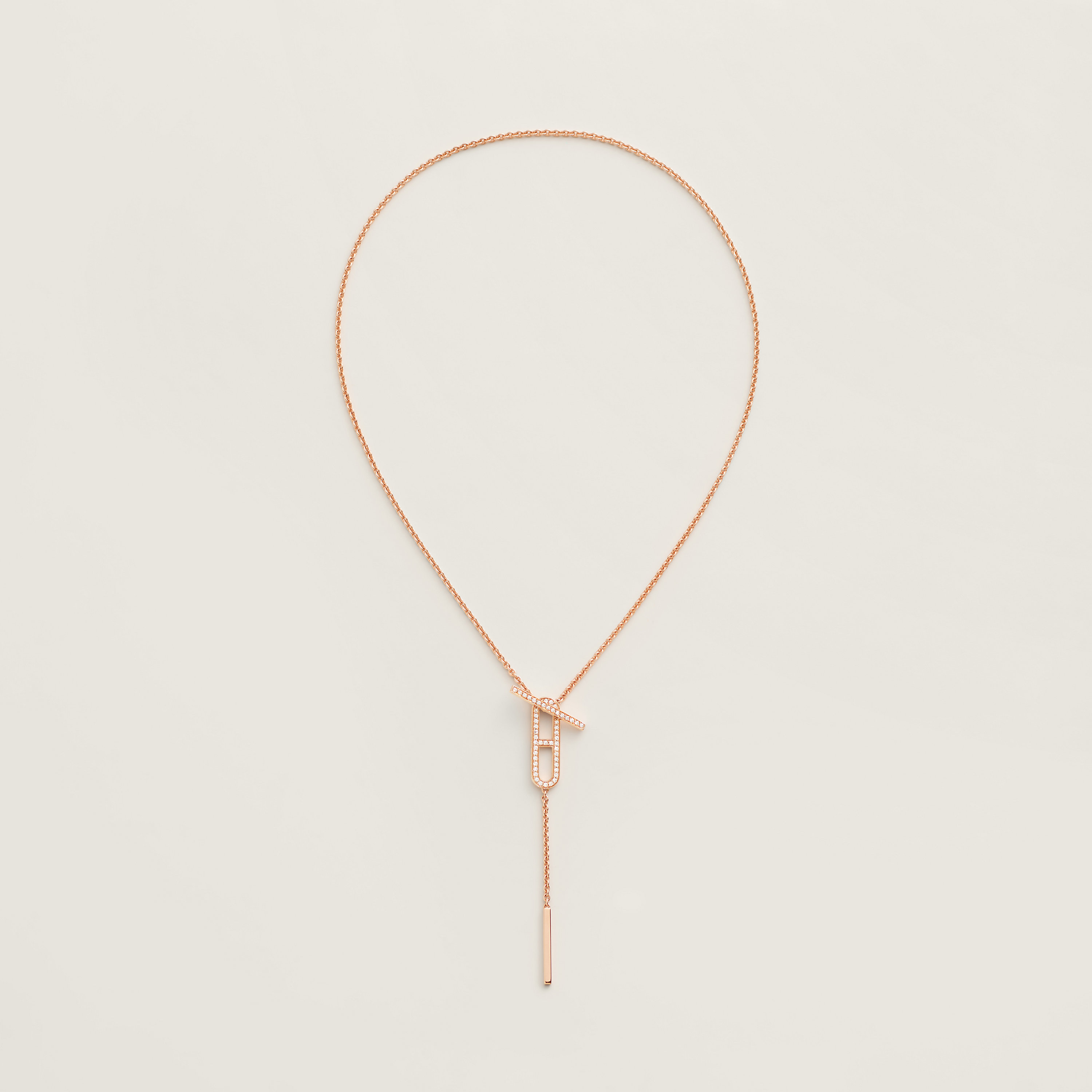 Ever Chaine d'ancre lariat necklace