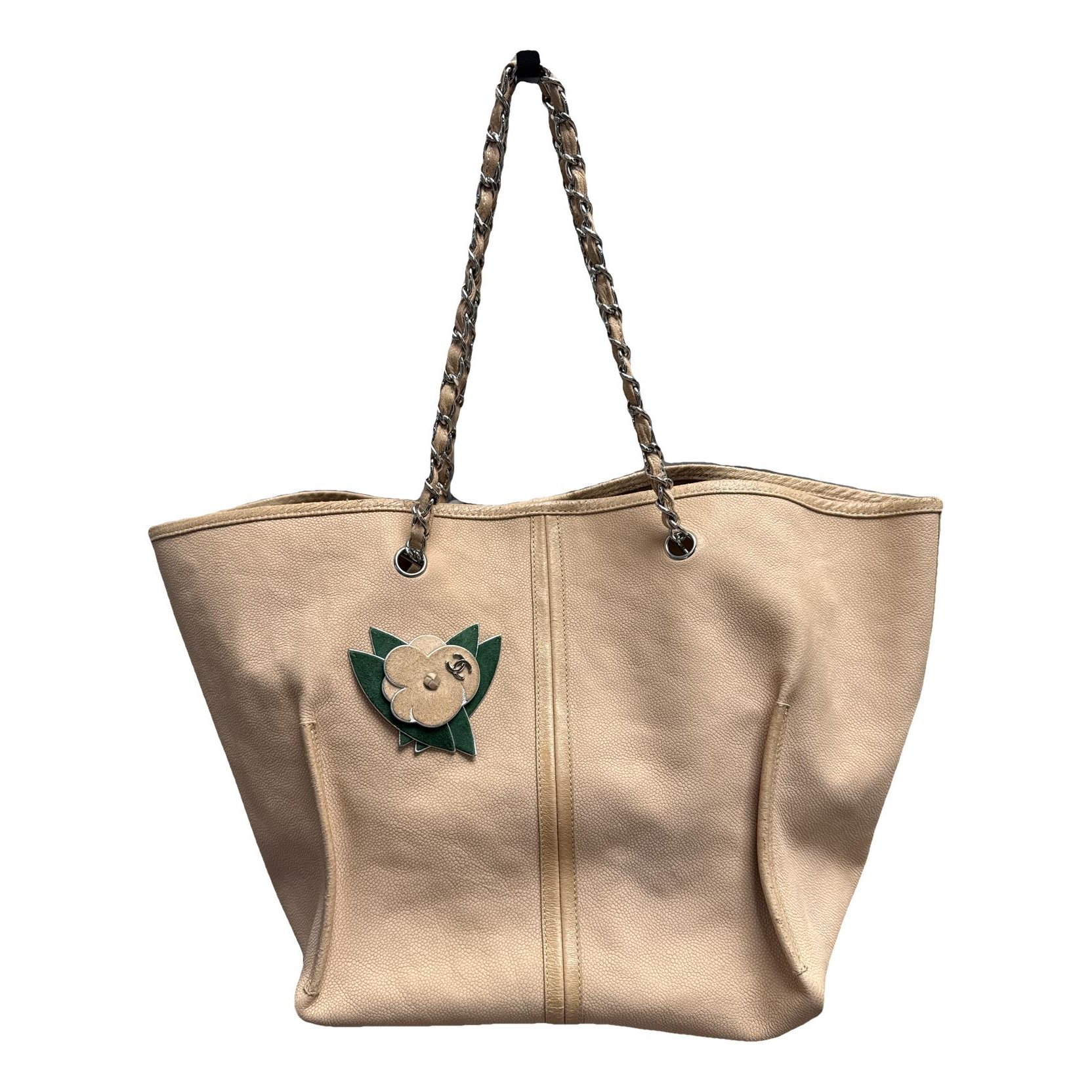 Leather tote