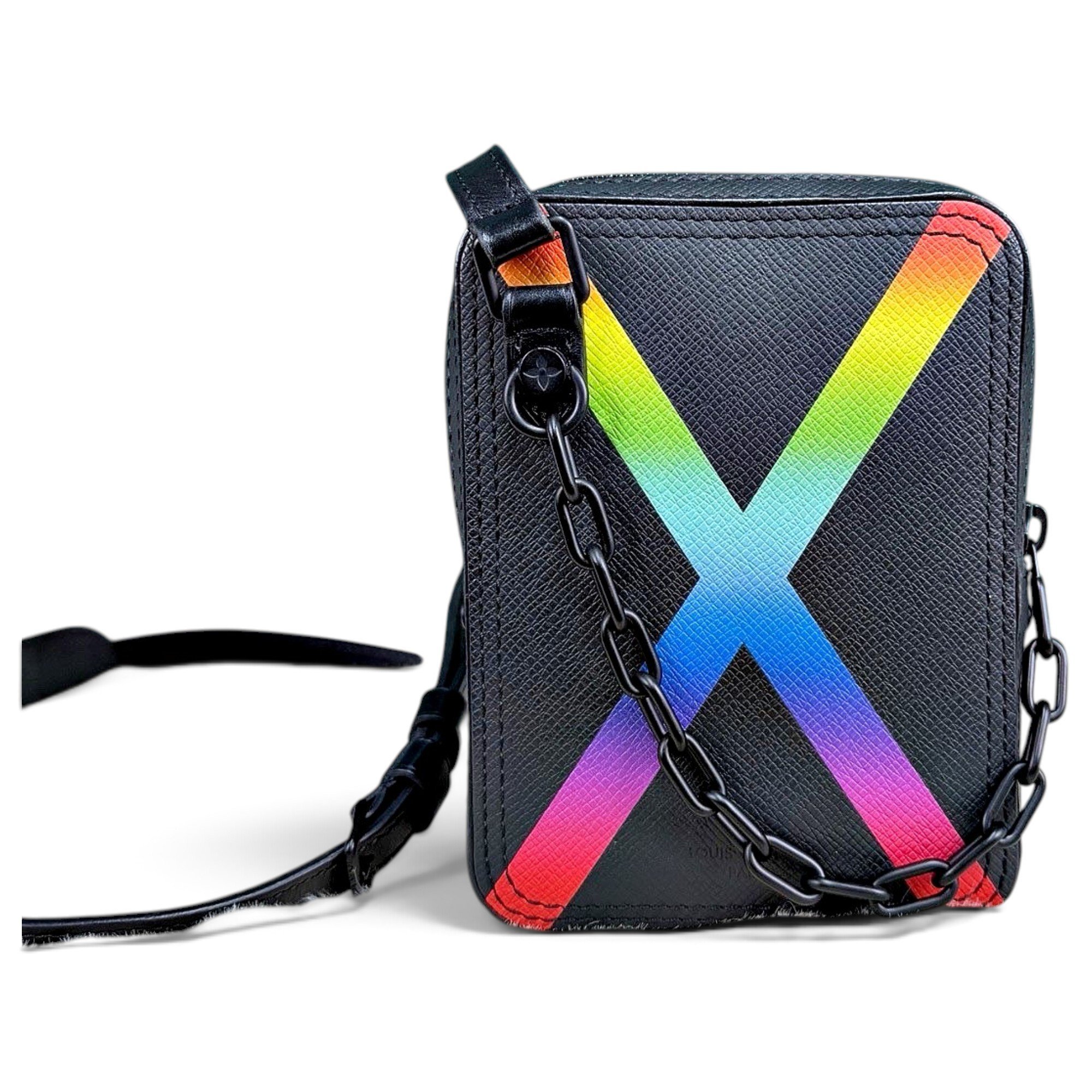 Danube leather crossbody bag