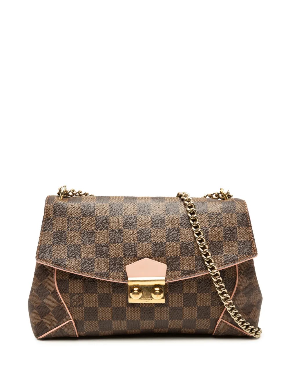 2016 Damier Ebene Caissa Clutch shoulder bag