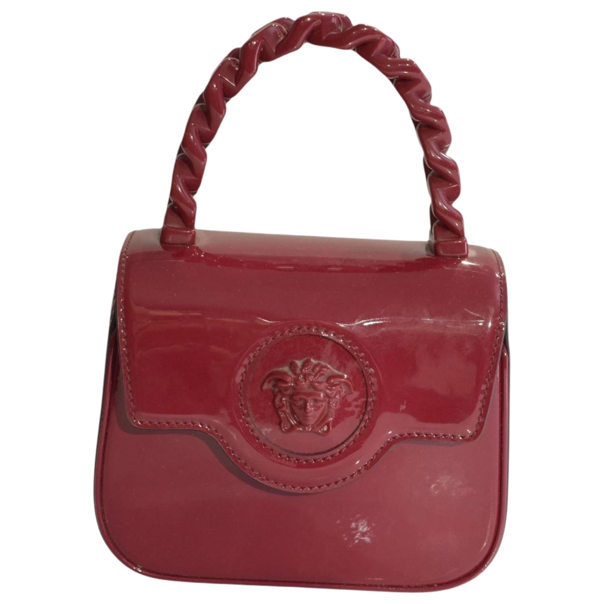 Patent leather handbag