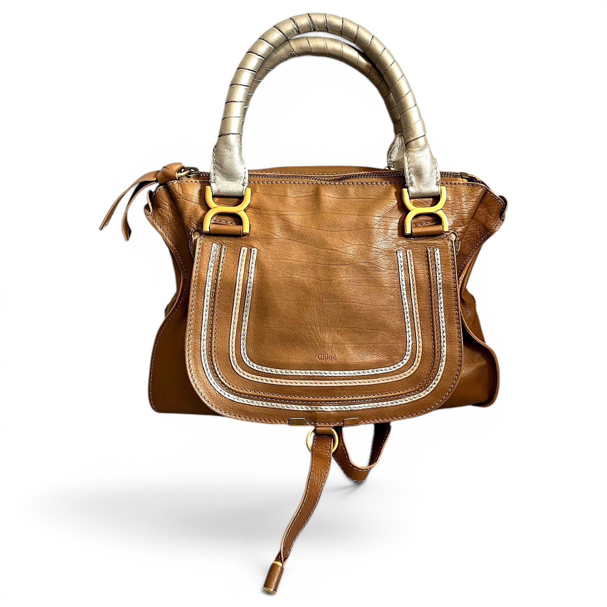 Marcie leather handbag