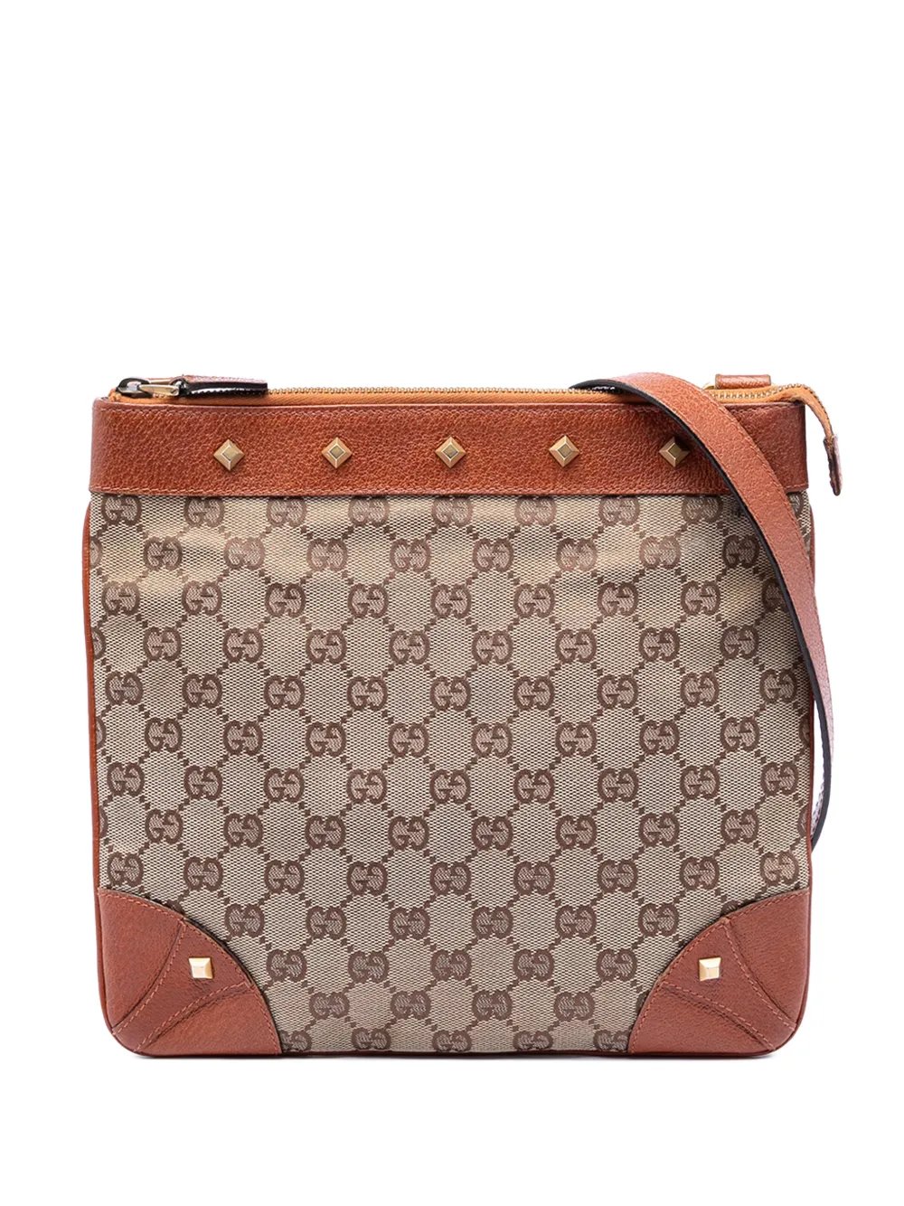 2000-2015 GG Canvas Nailhead crossbody bag