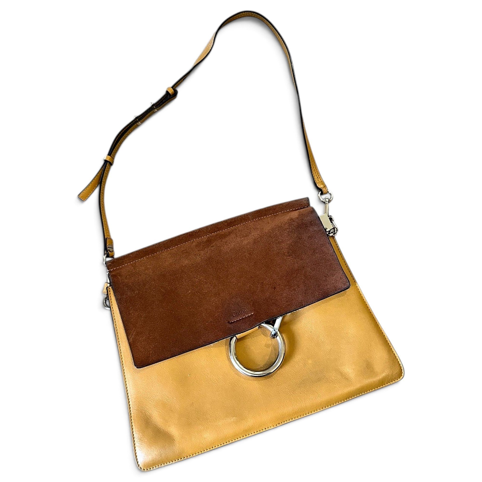 Faye leather handbag