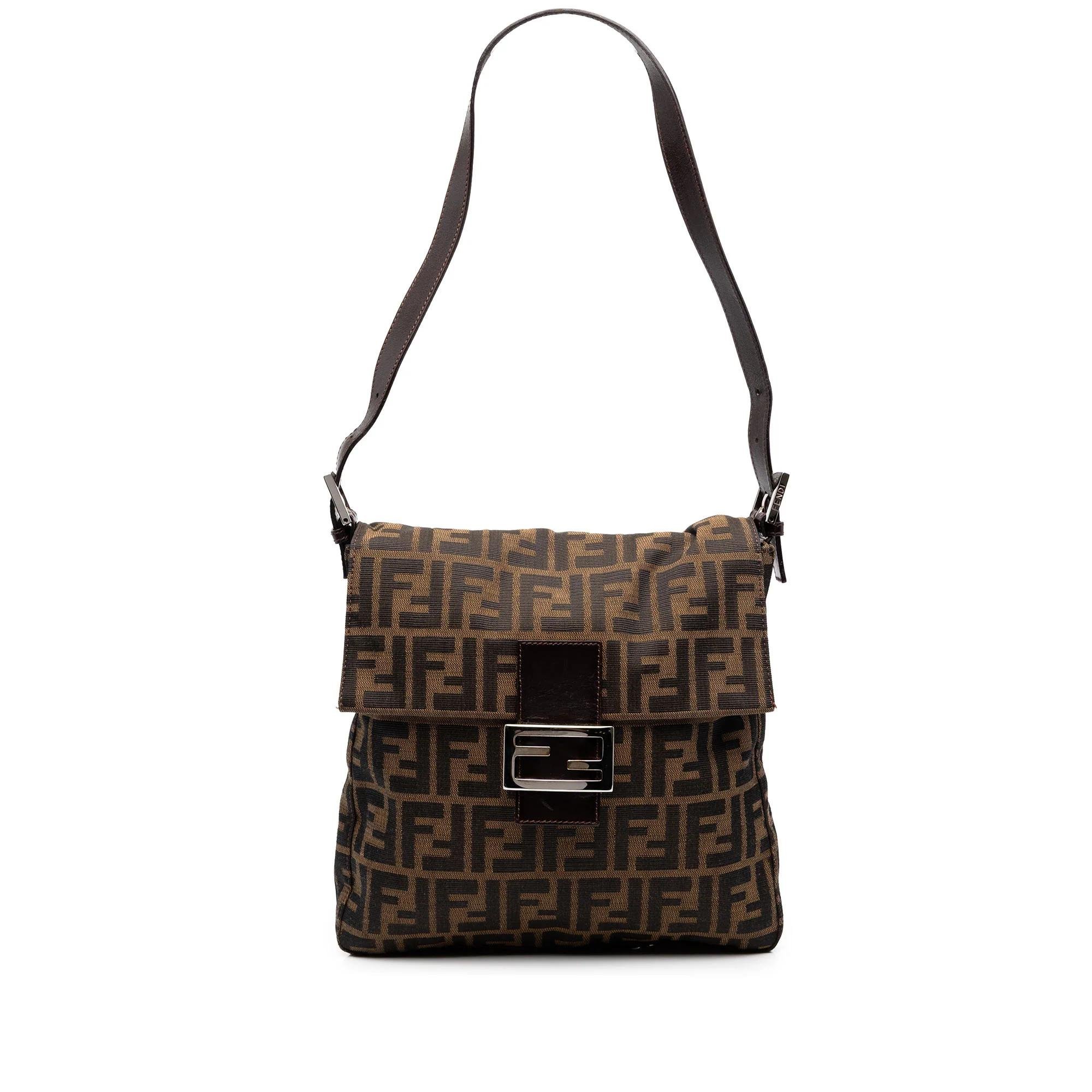 Pocket leather handbag