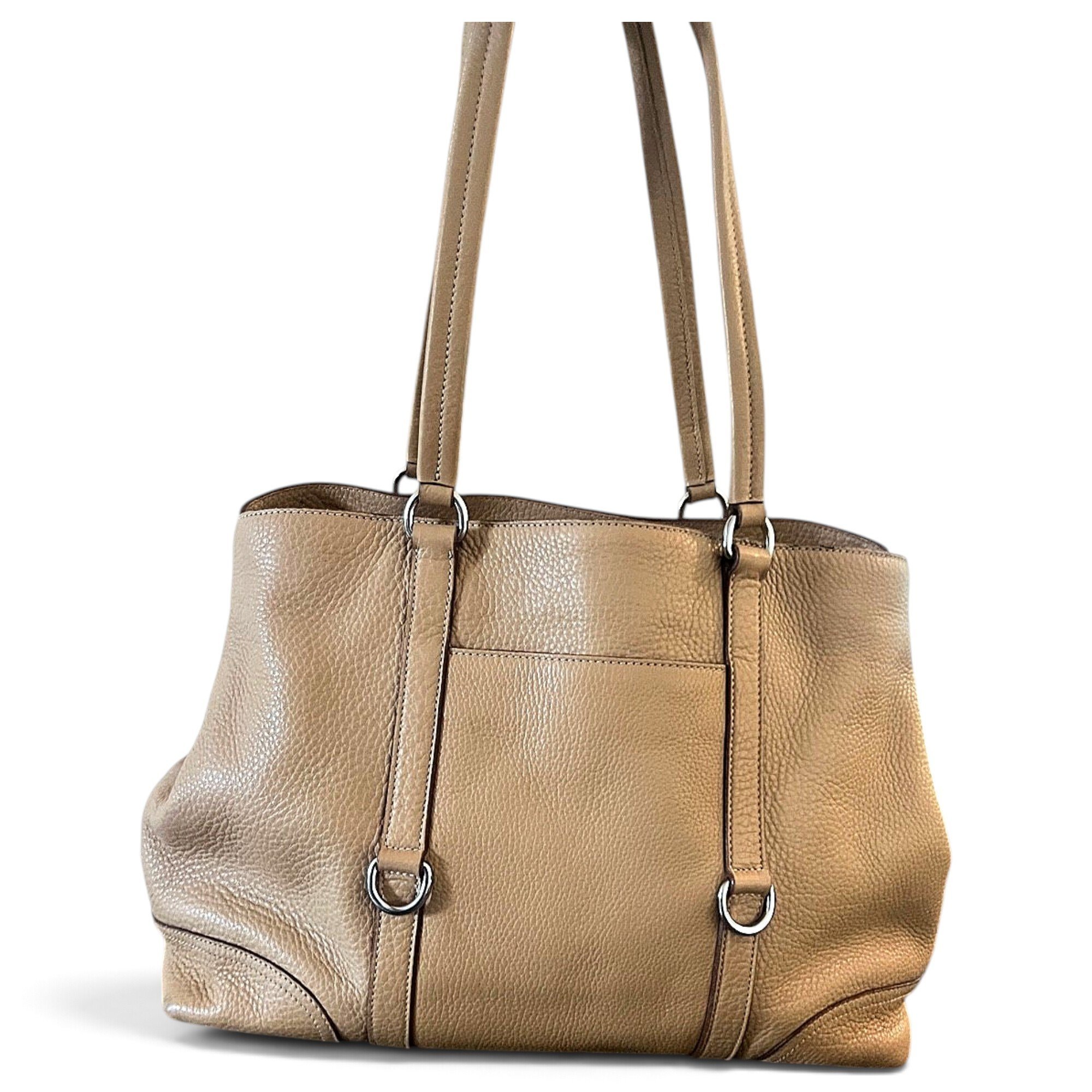 Leather tote
